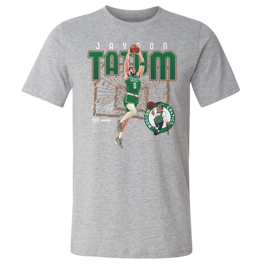Jayson Tatum Boston Celtics Shattered WHT