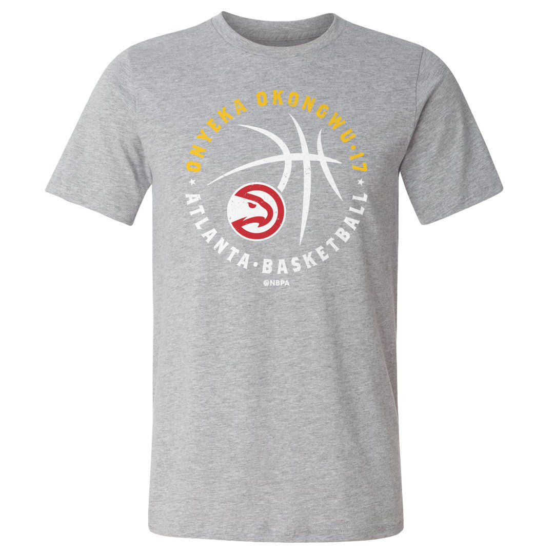 Onyeka Okongwu Atlanta Hawks Player Ball WHT