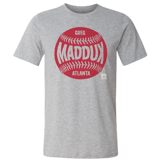 Greg Maddux Atlanta Baseball WHT Mens T Shirt 500 Level Officially Licensed Fan Gear