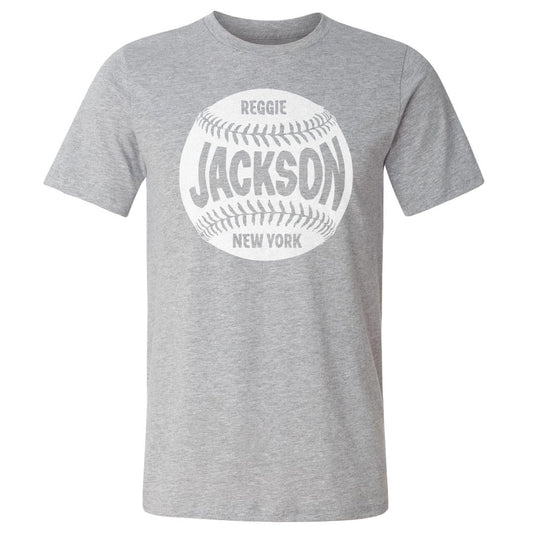 Reggie Jackson New York Baseball WHT Mens T Shirt 500 Level Officially Licensed Fan Gear