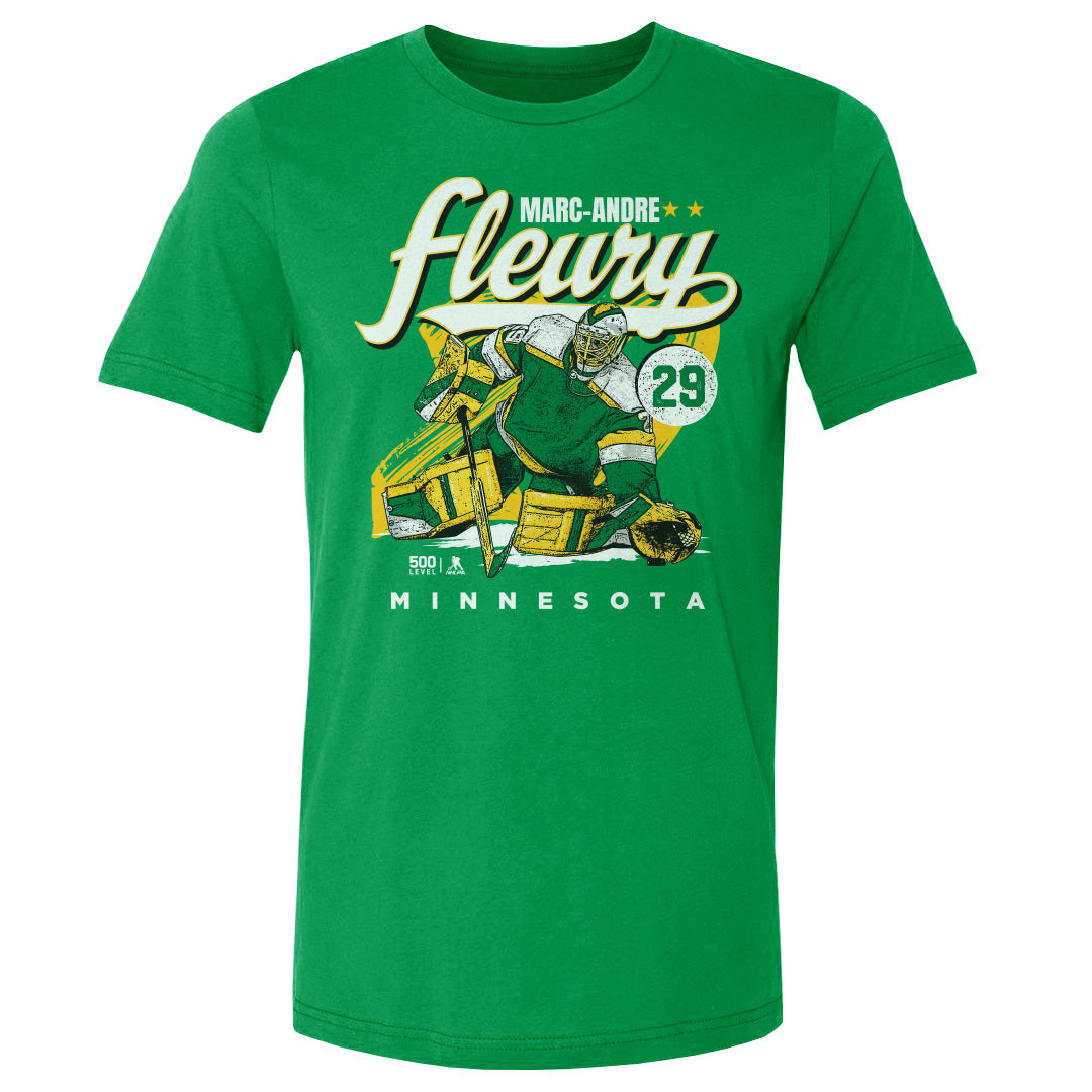 Marc-Andre Fleury Minnesota Retro WHT