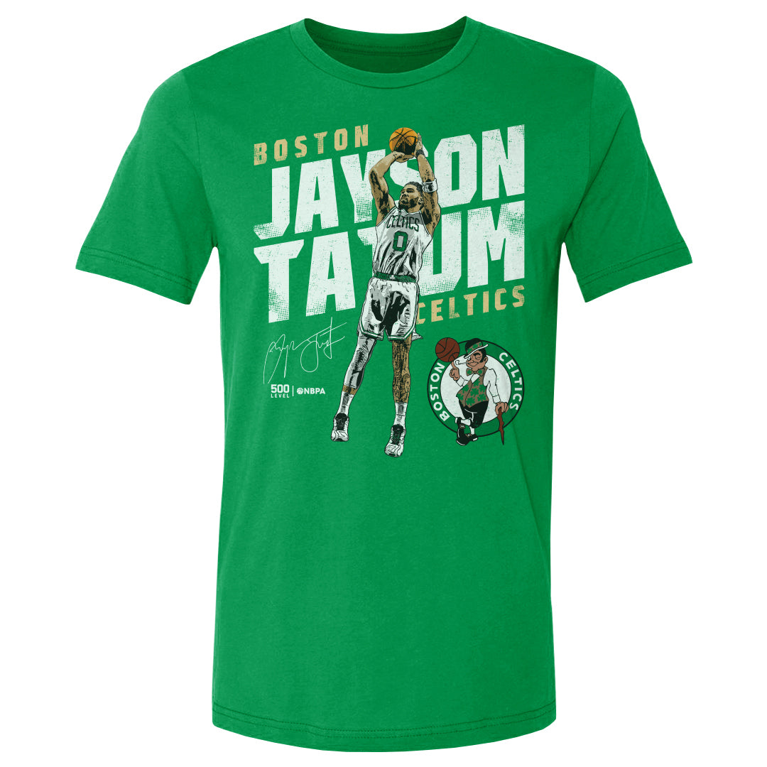 Jayson Tatum Boston Celtics Slant WHT
