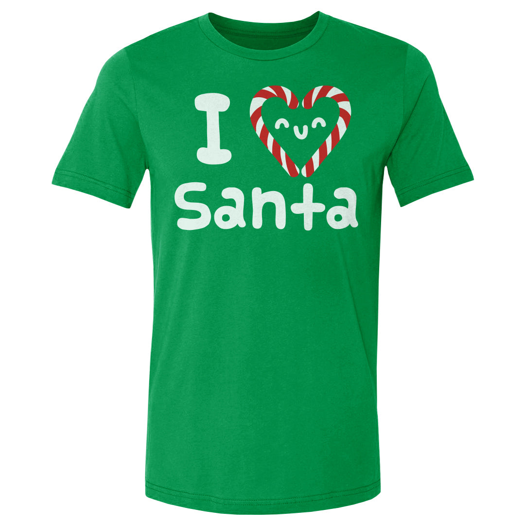 Christmas I Love Santa WHT