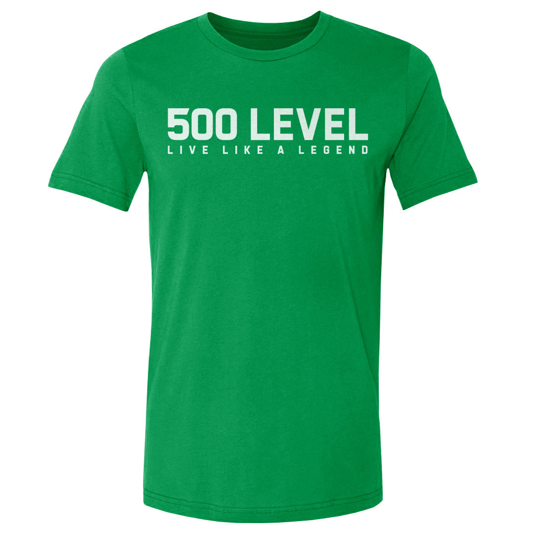 500 LEVEL Wordmark WHT