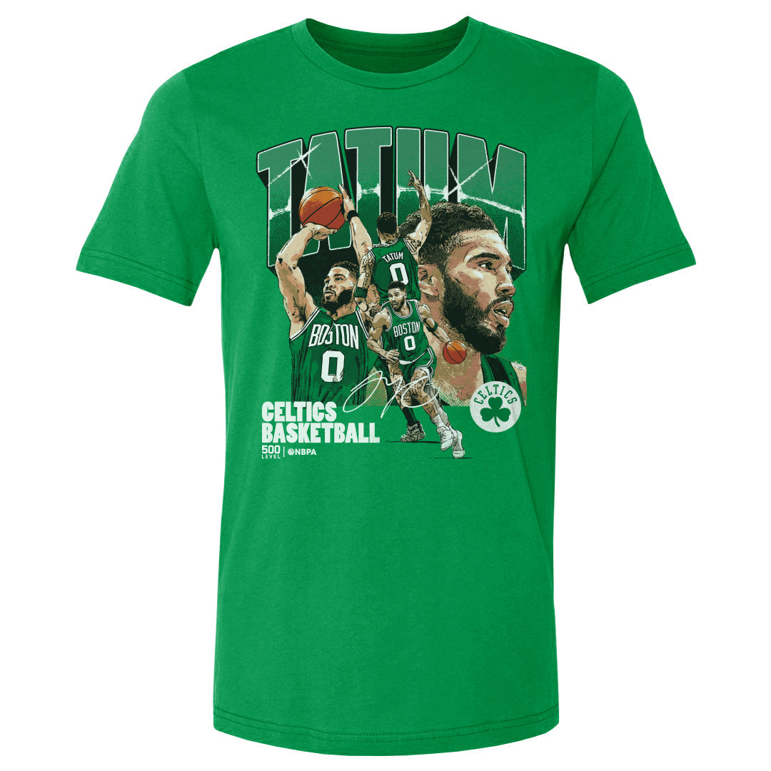 Jayson Tatum Boston Celtics Collage WHT