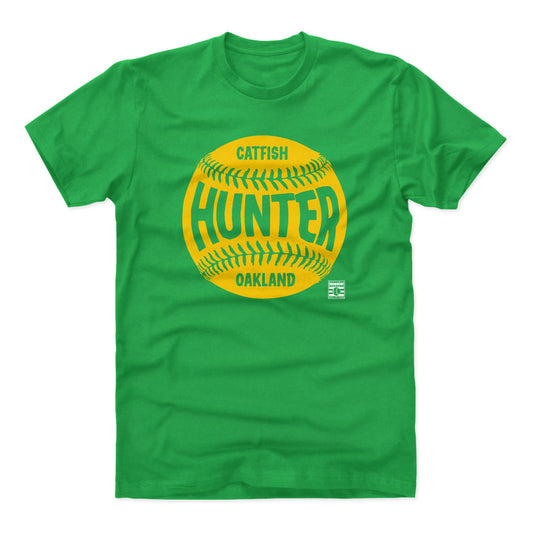 Catfish Hunter Oakland Baseball WHT Mens T Shirt 500 Level Officially Licensed Fan Gear