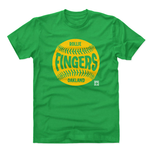 Rollie Fingers Oakland Baseball WHT Mens T Shirt 500 Level Officially Licensed Fan Gear