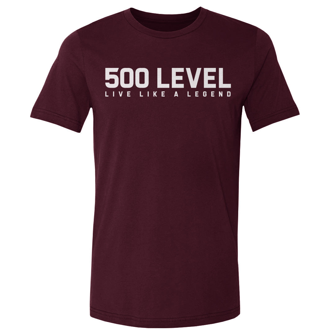 500 LEVEL Wordmark WHT
