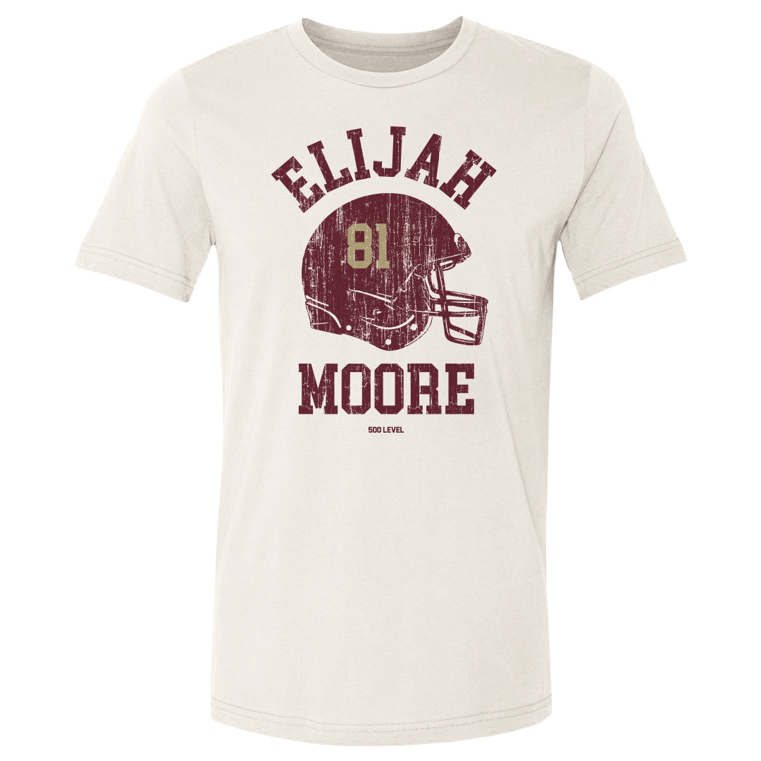 Elijah Moore College Helmet Font