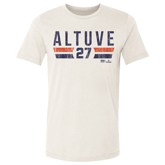 Jose Altuve Houston Font Mens T Shirt 500 Level Officially Licensed Fan Gear