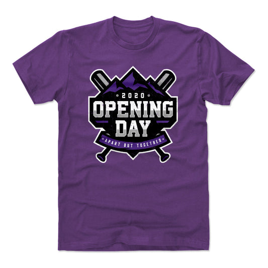 Colorado Baseball Opening Day WHT Mens T Shirt 500 Level Officially Licensed Fan Gear