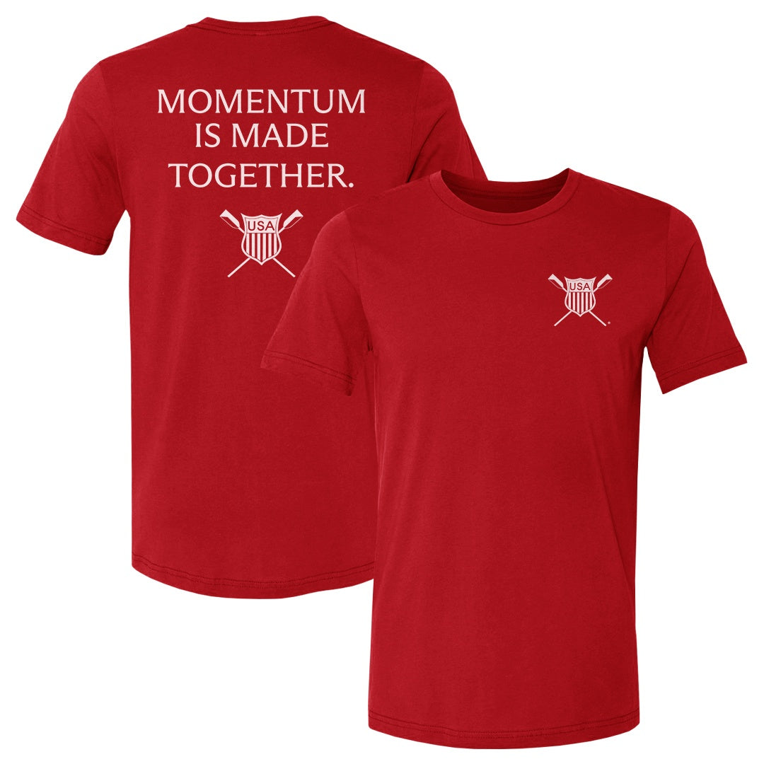 USRowing Emblem Momentum F&B WHT
