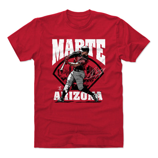 Ketel Marte Field WHT Mens T Shirt 500 Level Officially Licensed Fan Gear