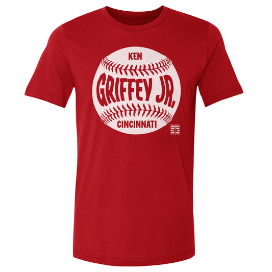 Ken Griffey Jr. Cincinnati Baseball WHT Mens T Shirt 500 Level Officially Licensed Fan Gear