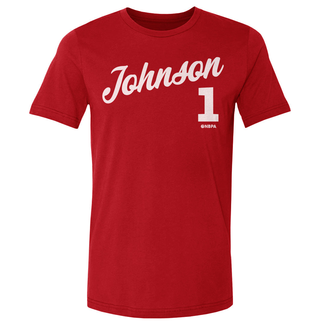 Jalen Johnson Atlanta Script WHT