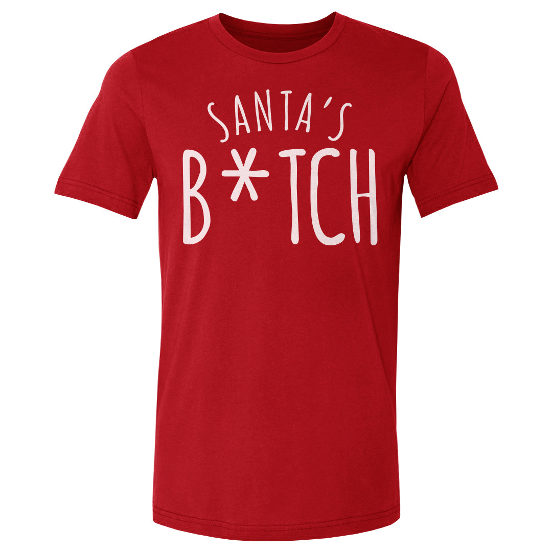 Christmas Santa's B-tch WHT