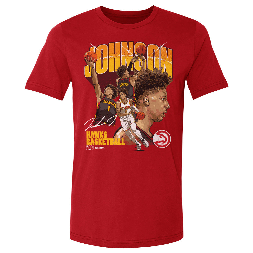Jalen Johnson Atlanta Hawks Collage WHT