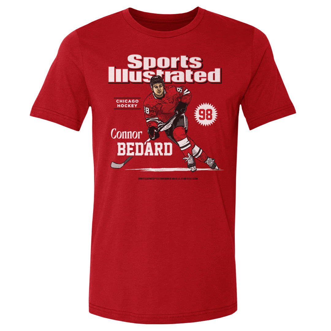 Connor Bedard Sports Illustrated & Chicago Card WHT