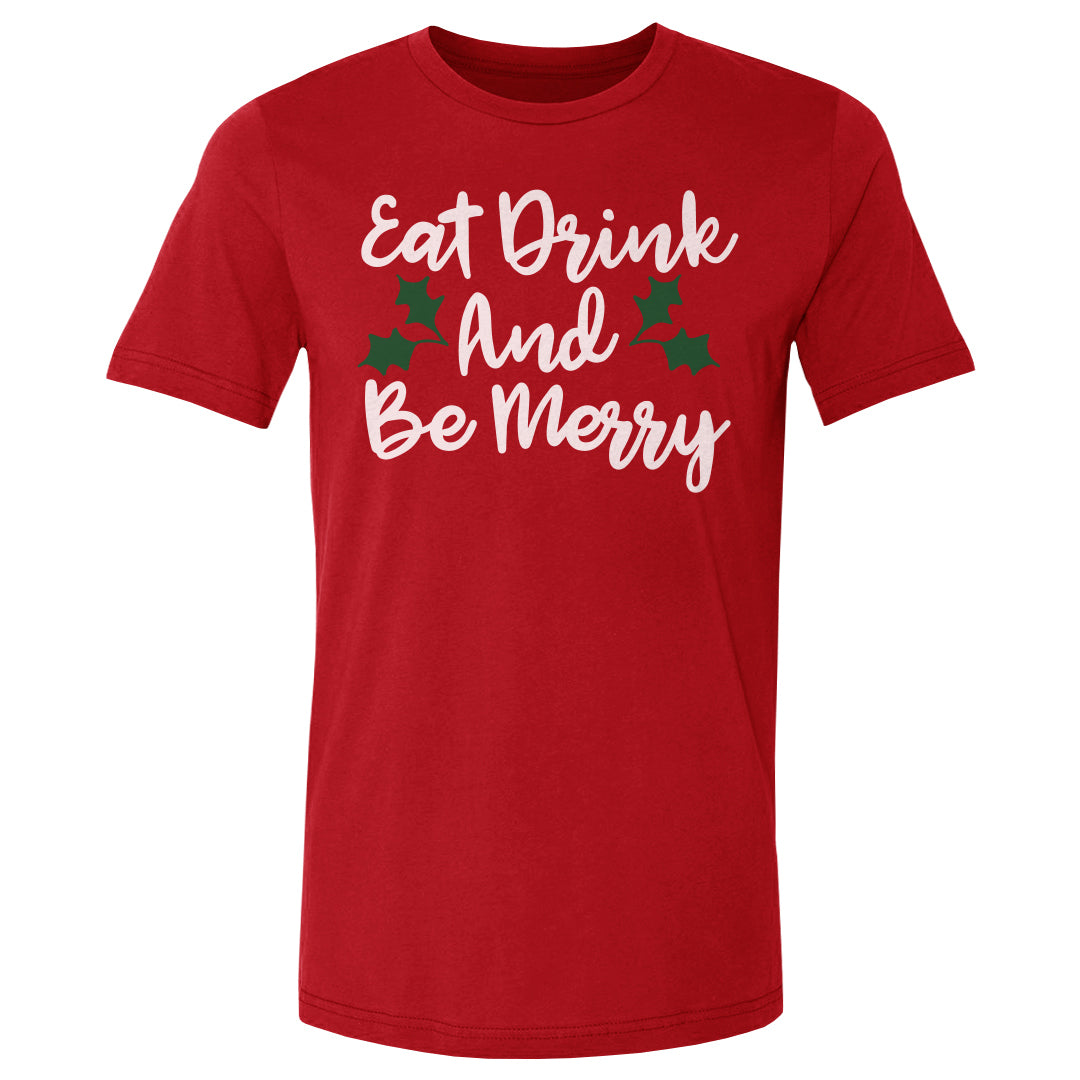 Christmas Eat Drink And Be Merry WHT