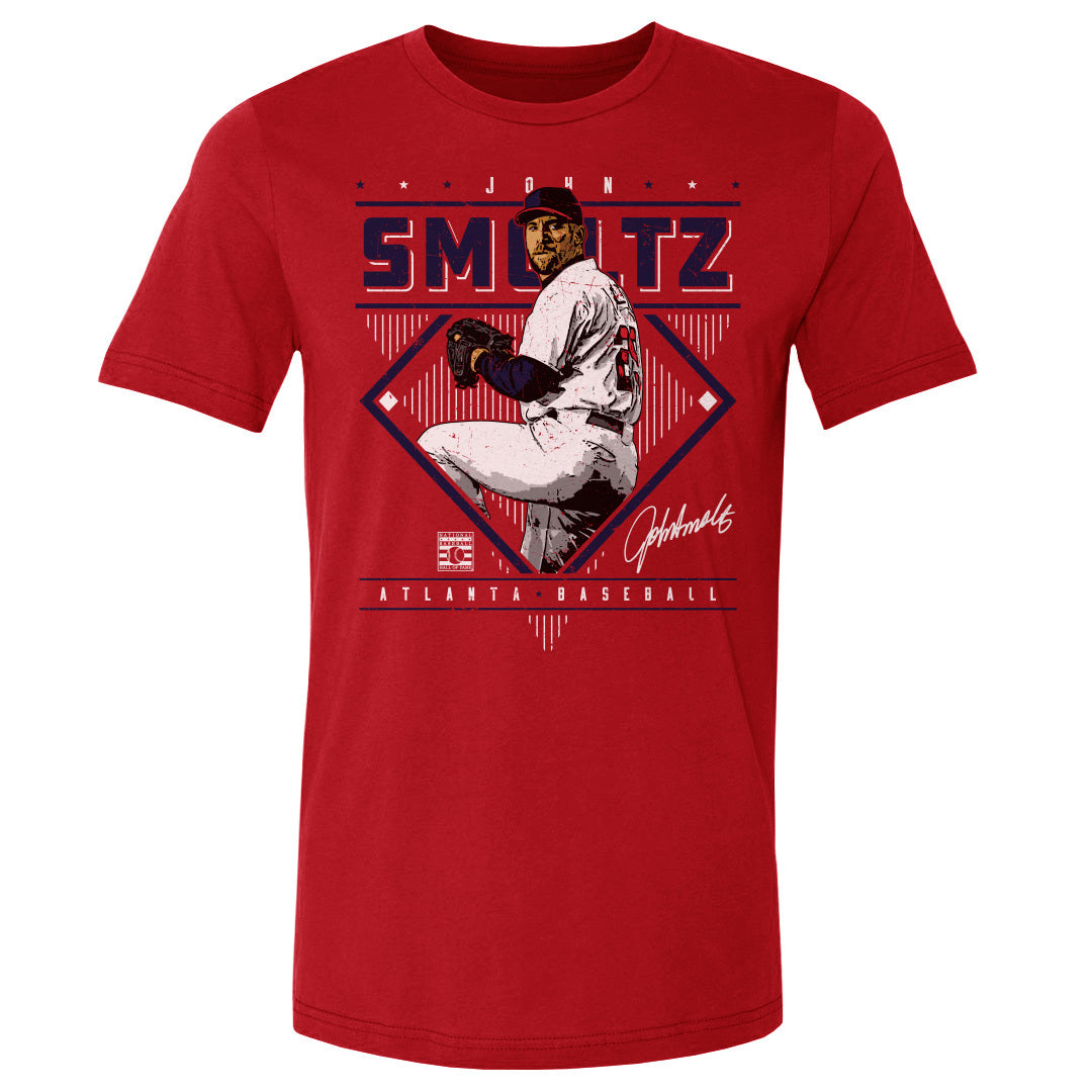 John Smoltz Atlanta Diamond Name WHT
