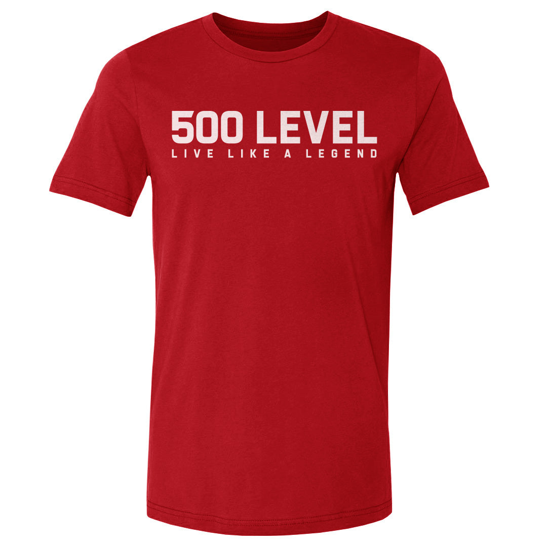 500 LEVEL Wordmark WHT
