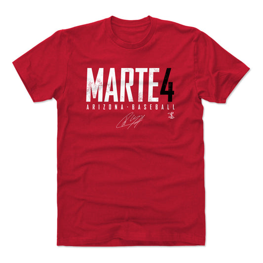 Ketel Marte Arizona Elite WHT Mens T Shirt 500 Level Officially Licensed Fan Gear