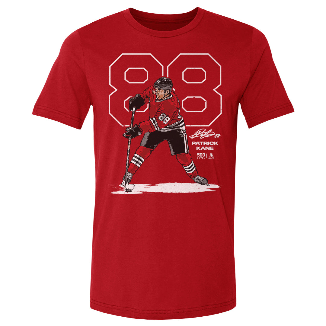 Patrick Kane Chicago Outline WHT