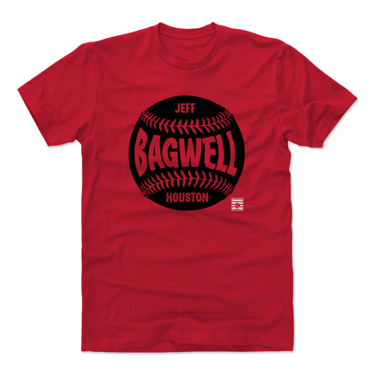 Jeff Bagwell Houston Baseball WHT Mens T Shirt 500 Level Officially Licensed Fan Gear