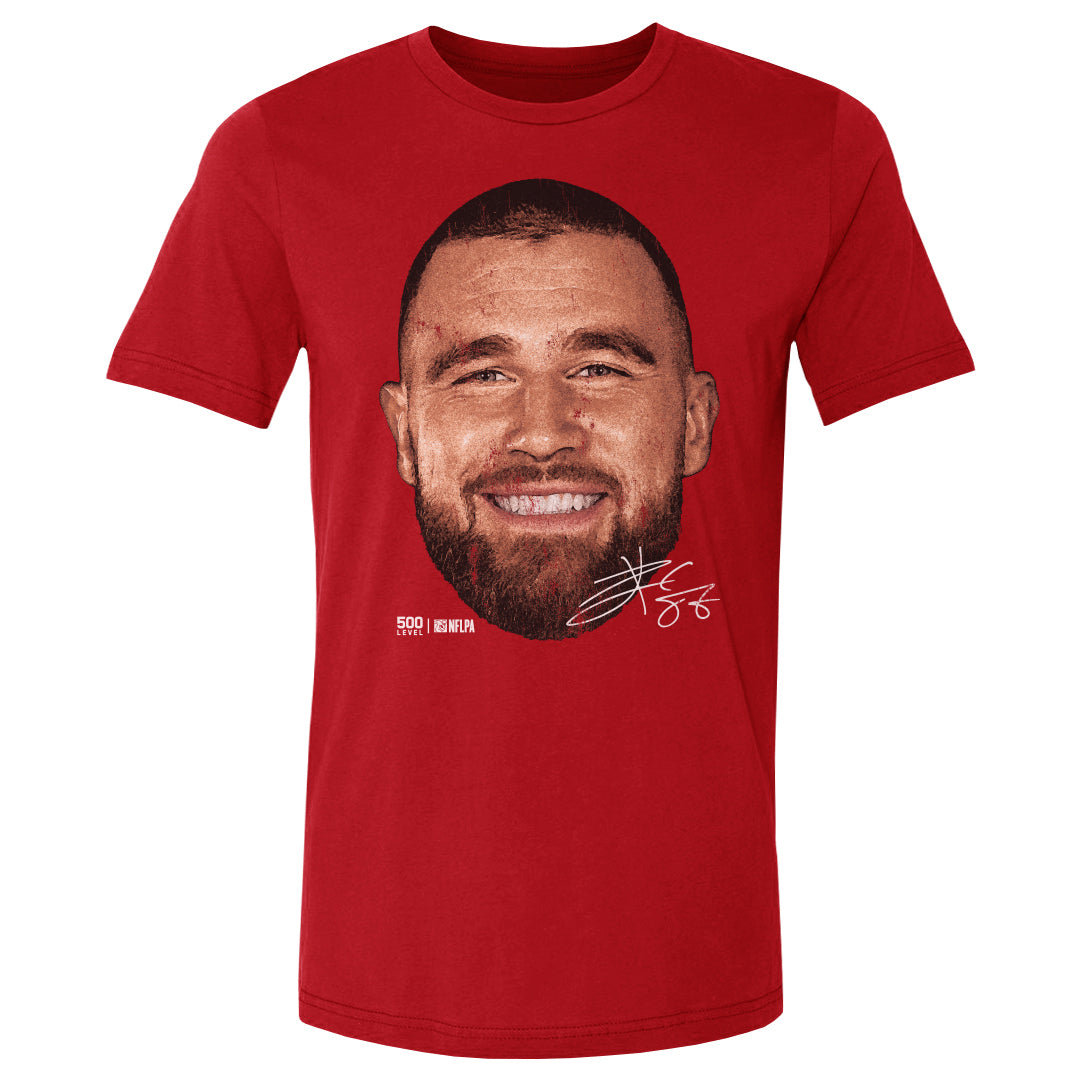 Travis Kelce Kansas City Vintage Head WHT