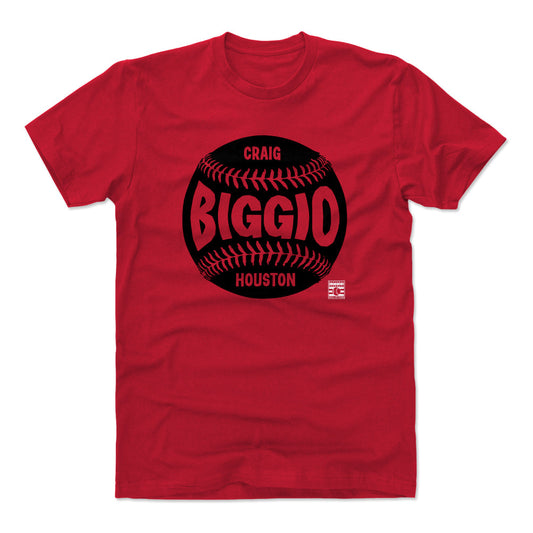 Craig Biggio Houston Baseball WHT Mens T Shirt 500 Level Officially Licensed Fan Gear