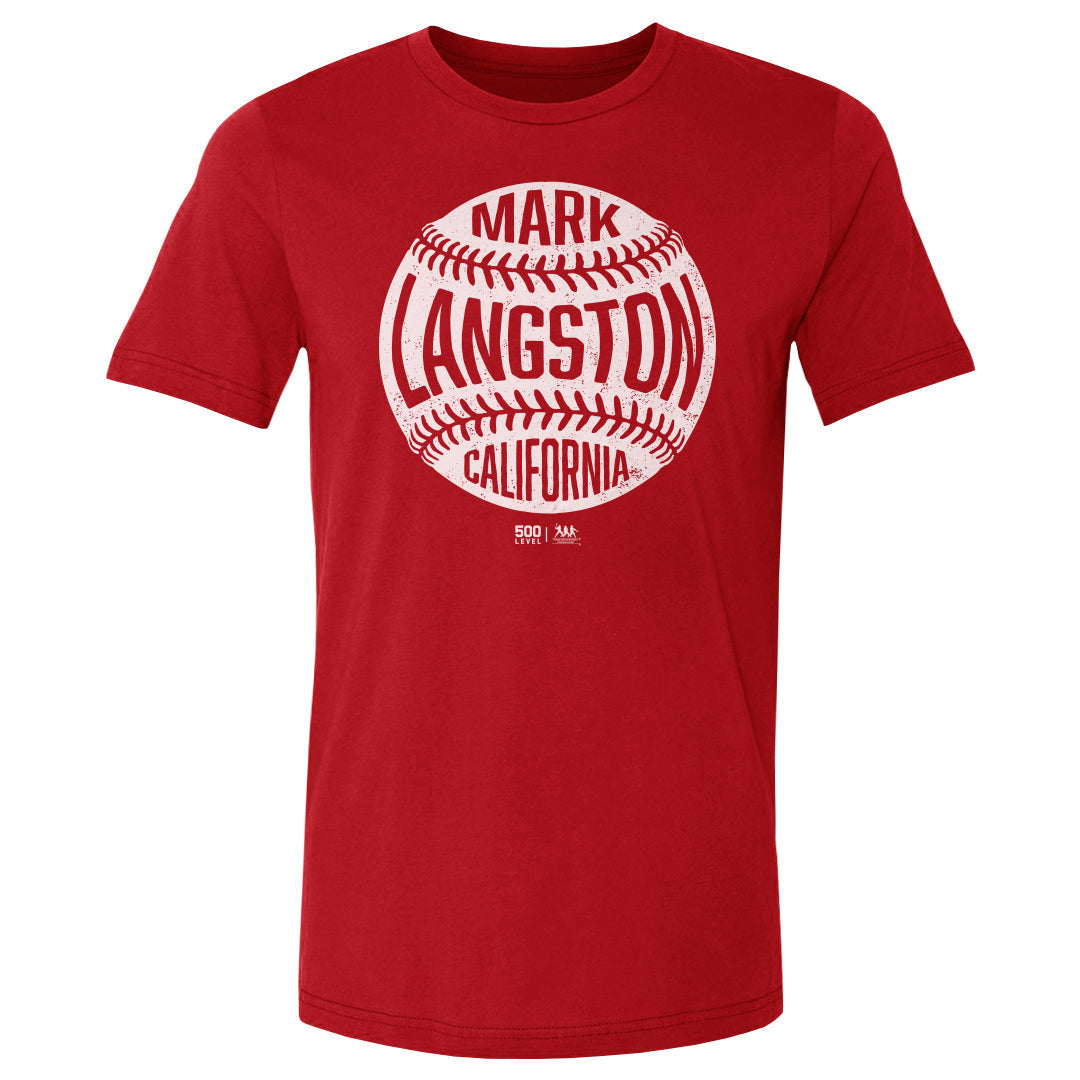 Mark Langston California Vintage Baseball WHT
