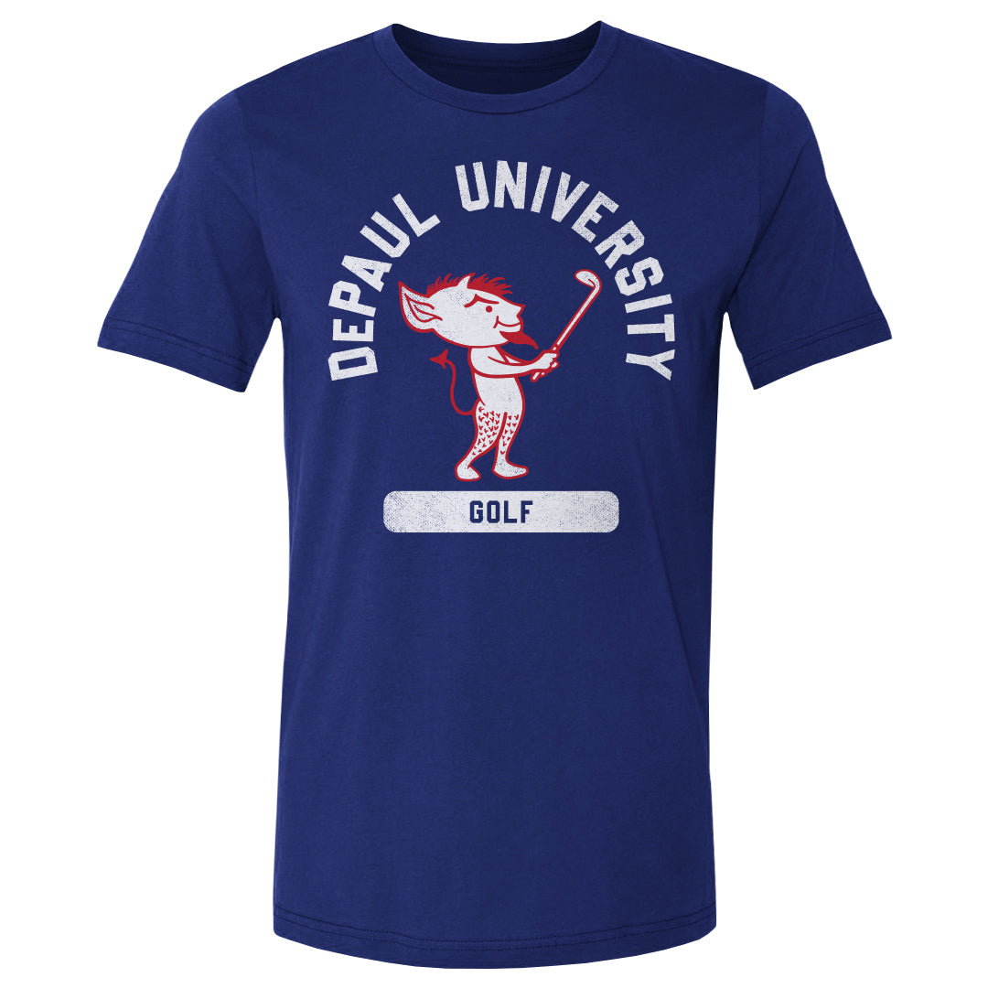 DePaul Blue Demons Mascot Golf WHT