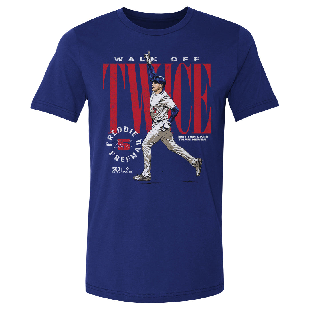 Freddie Freeman Los Angeles D Walk Off Twice WHT