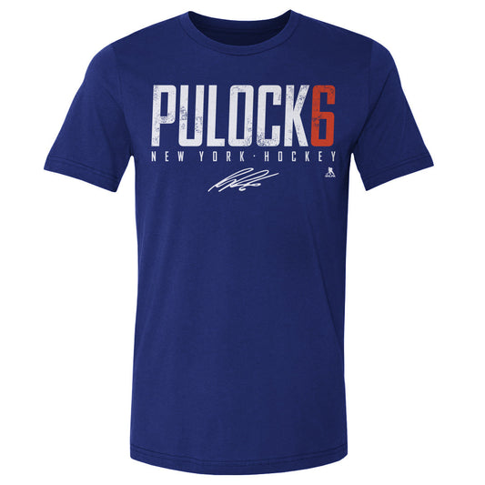 Ryan Pulock New York I Elite WHT Mens T Shirt 500 Level Officially Licensed Fan Gear
