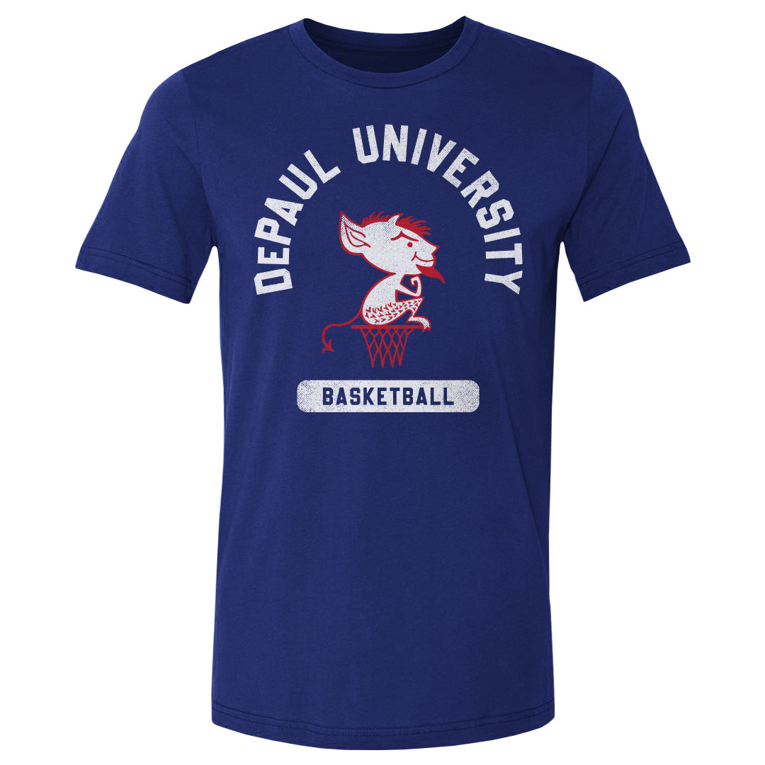 DePaul Blue Demons Mascot Basketball WHT