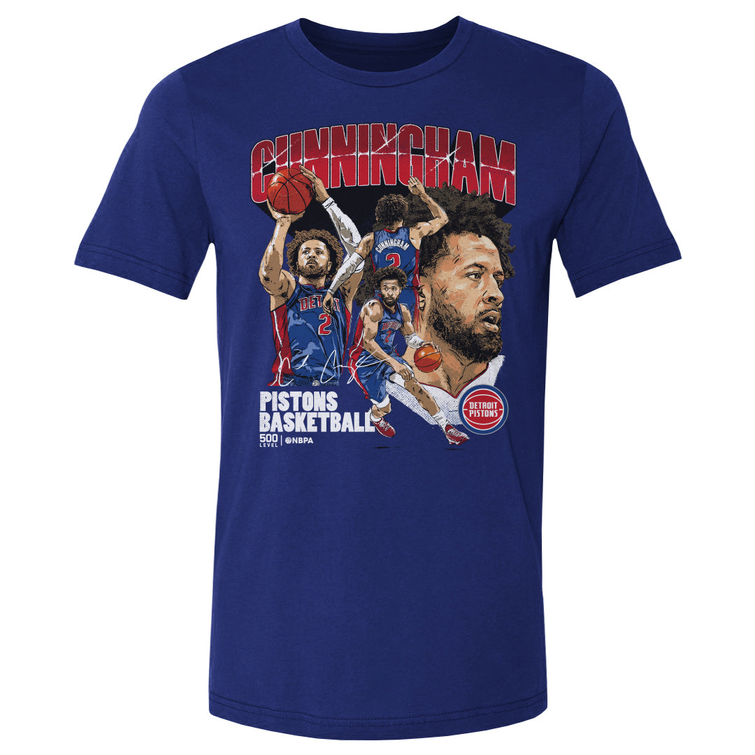 Cade Cunningham Detroit Pistons Collage WHT