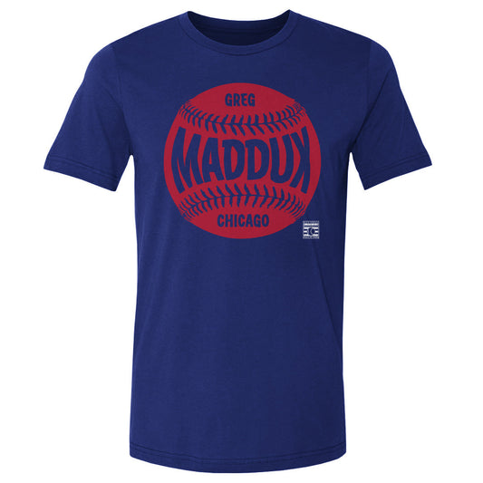 Greg Maddux Chicago Baseball WHT Mens T Shirt 500 Level Officially Licensed Fan Gear