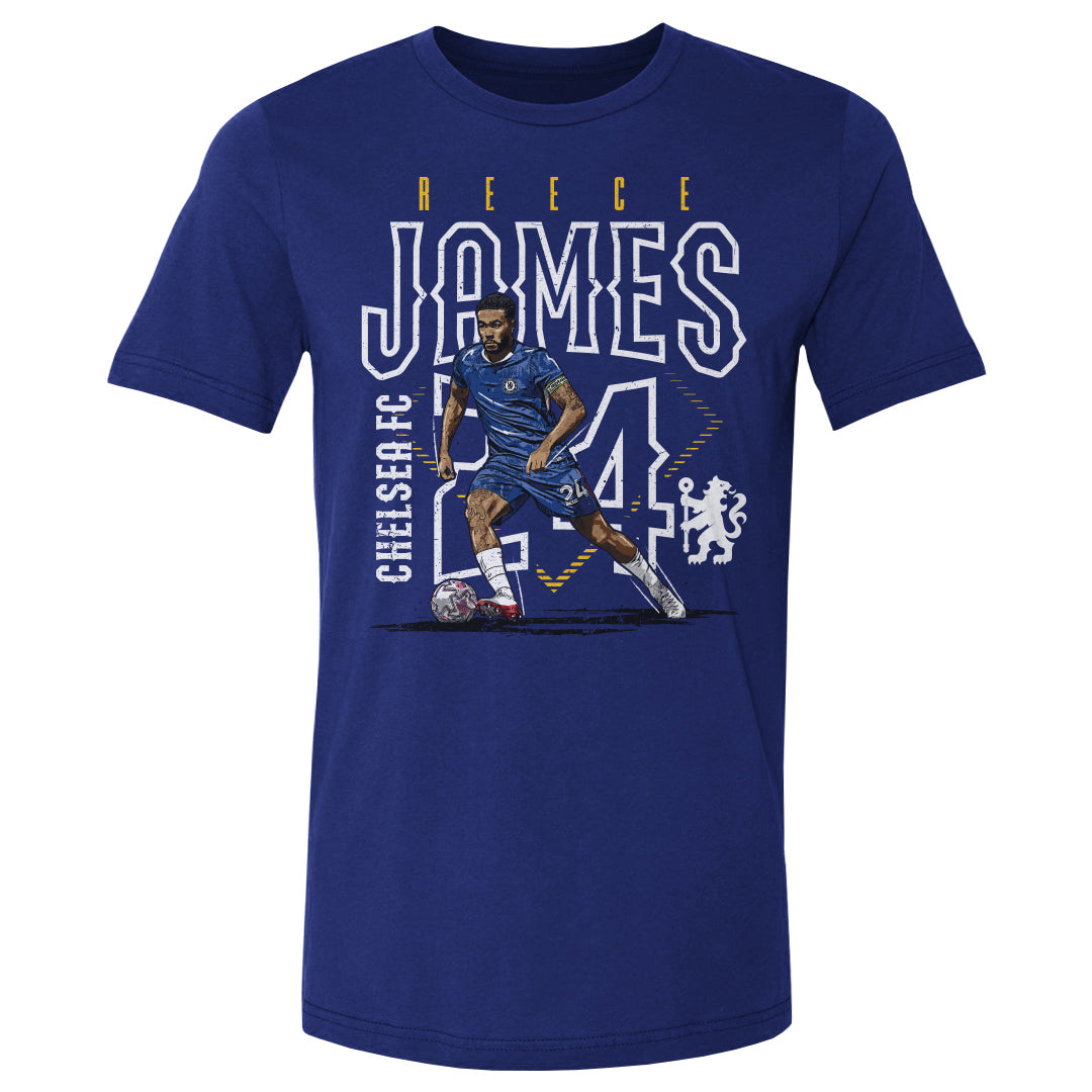 Reece James Chelsea FC Outline Number WHT