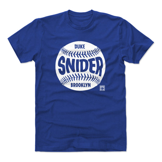 Duke Snider Brooklyn Baseball WHT Mens T Shirt 500 Level Officially Licensed Fan Gear