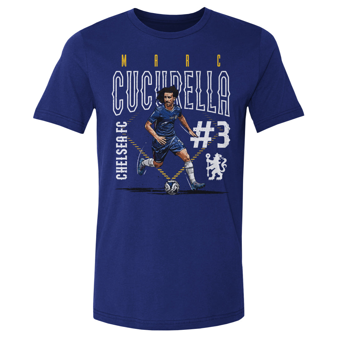 Marc Cucurella Chelsea FC Outline Number WHT