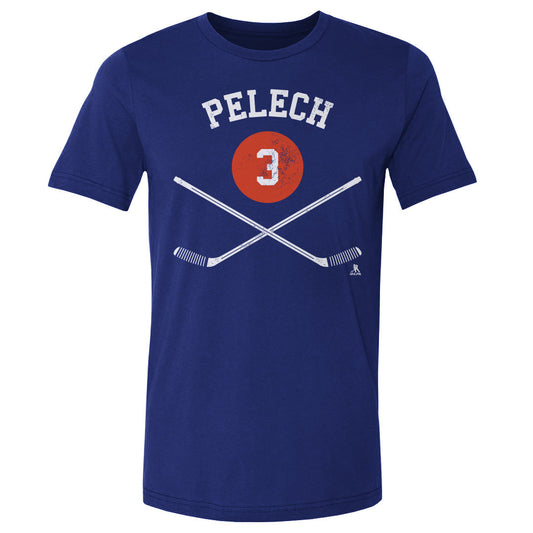 Adam Pelech New York I Sticks WHT Mens T Shirt 500 Level Officially Licensed Fan Gear