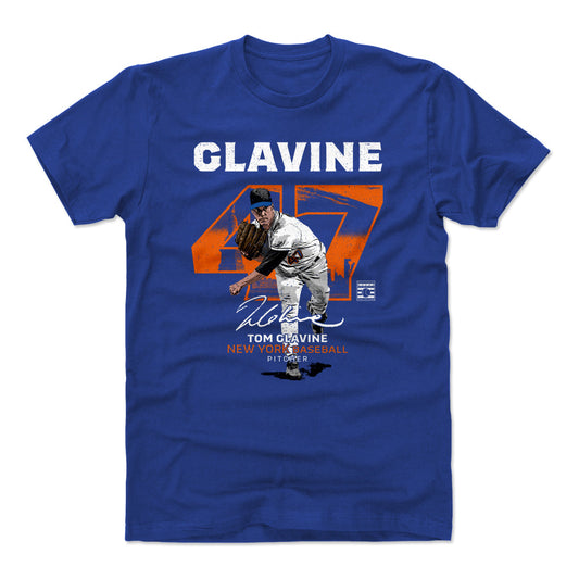 Tom Glavine Throwback Number WHT Mens T Shirt 500 Level Officially Licensed Fan Gear