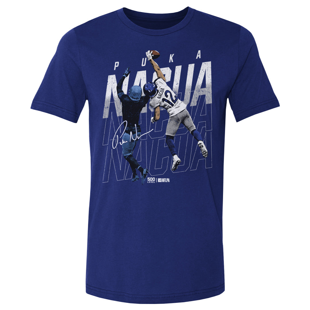 Puka Nacua Los Angeles R One-Handed Catch WHT