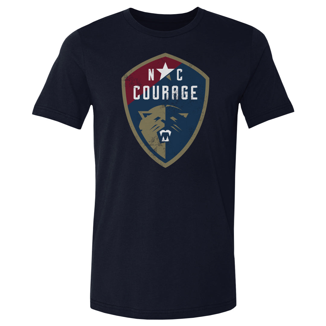 North Carolina Courage Vintage Primary Logo WHT