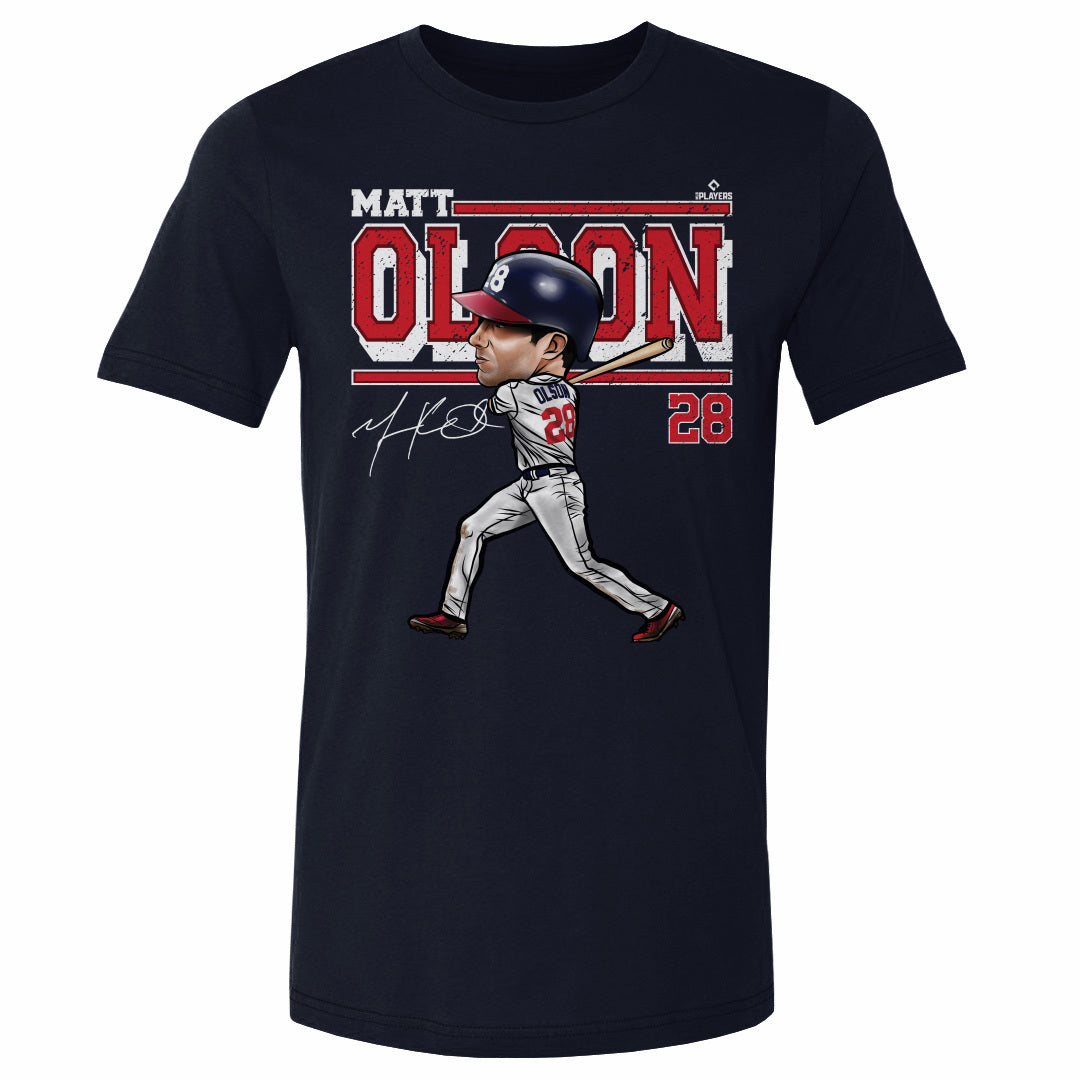 Matt Olson Atlanta Cartoon WHT