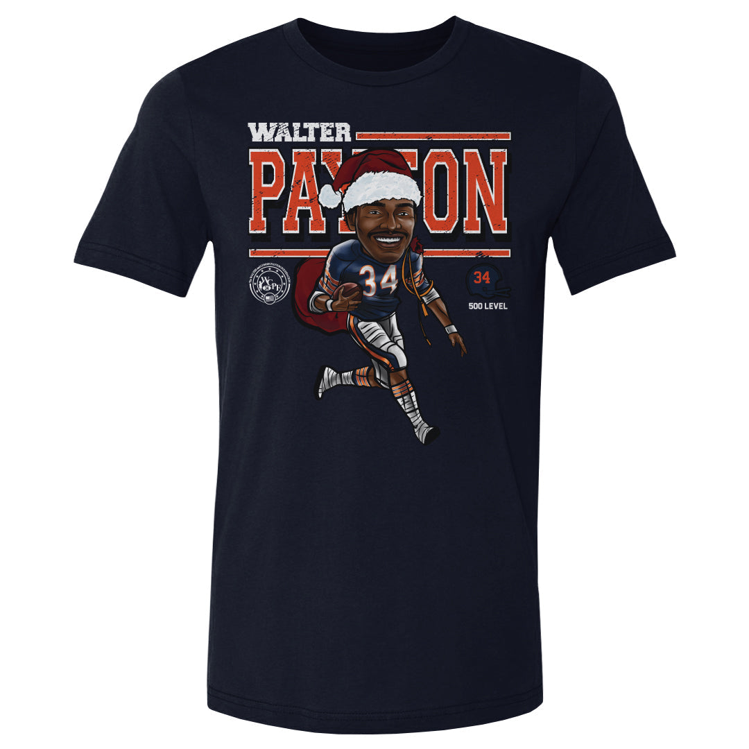 Walter Payton Chicago Cartoon Santa Hat WHT