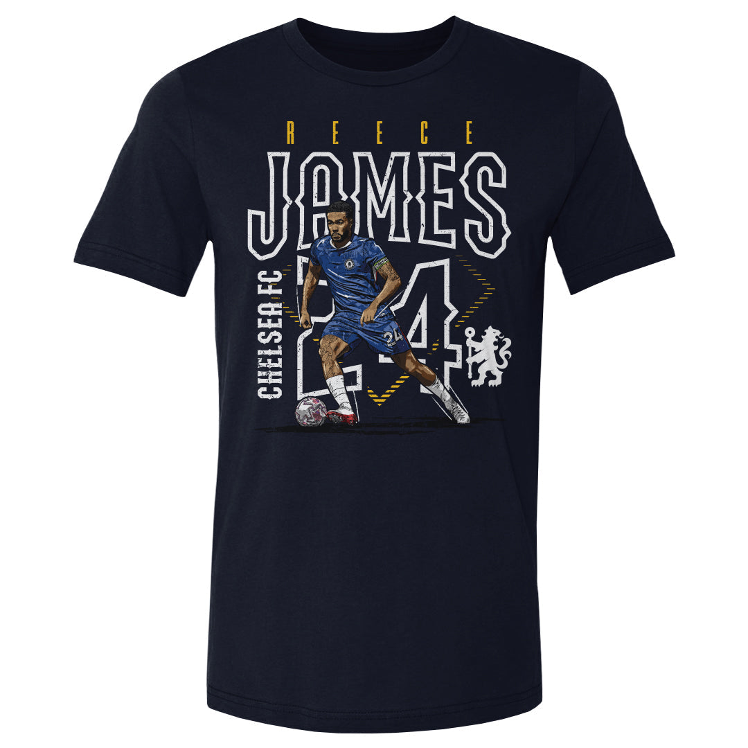 Reece James Chelsea FC Outline Number WHT