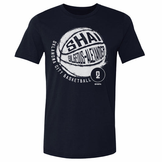 Shai Gilgeous-Alexander Oklahoma City Basketball WHT Mens T Shirt 500 Level Officially Licensed Fan Gear