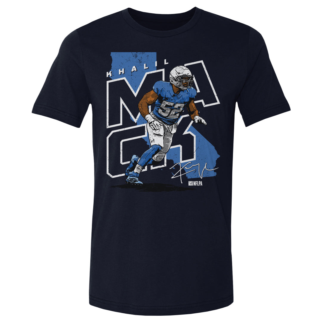 Khalil Mack Los Angeles C Player Map WHT
