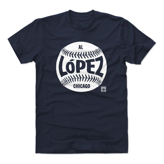 Al Lopez Chicago Baseball WHT Mens T Shirt 500 Level Officially Licensed Fan Gear